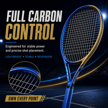 Simtion Carbon Fiber Tennis Racket Pro Customization