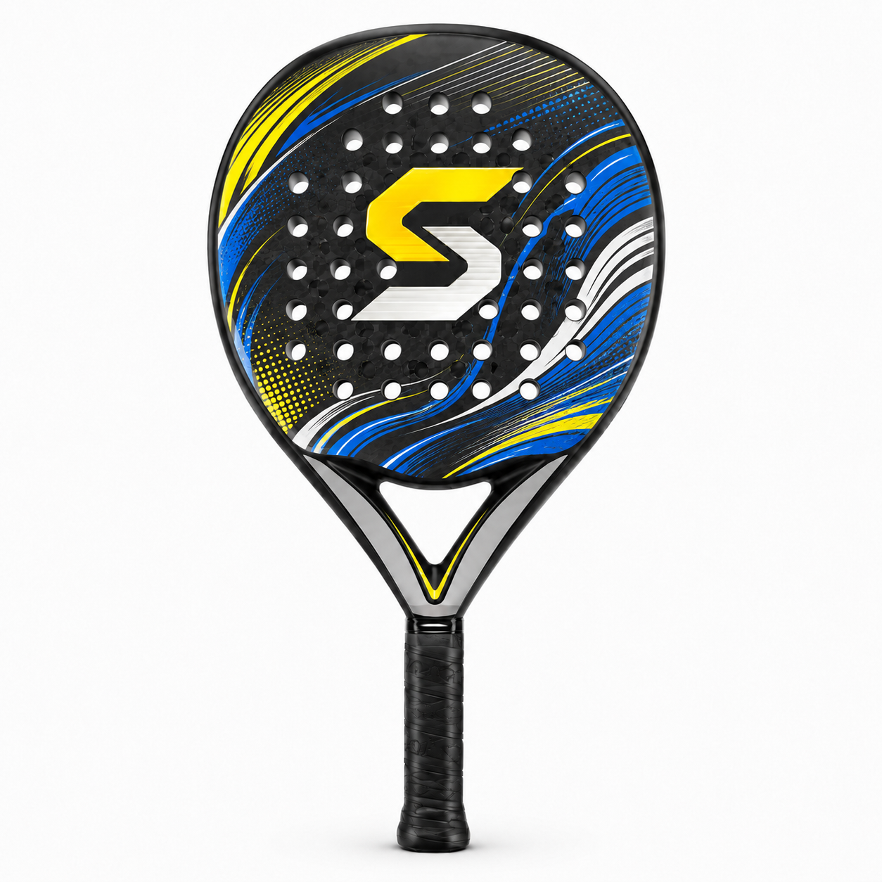 Simtion carbon fiber padel racket 2 on a white background