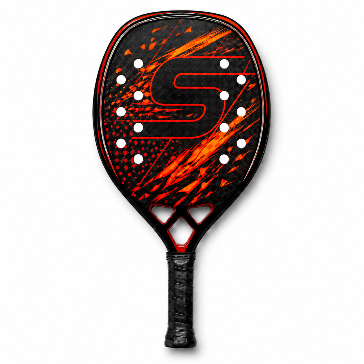 Simtion carbon fiber beach tennis racket 21 on a white background