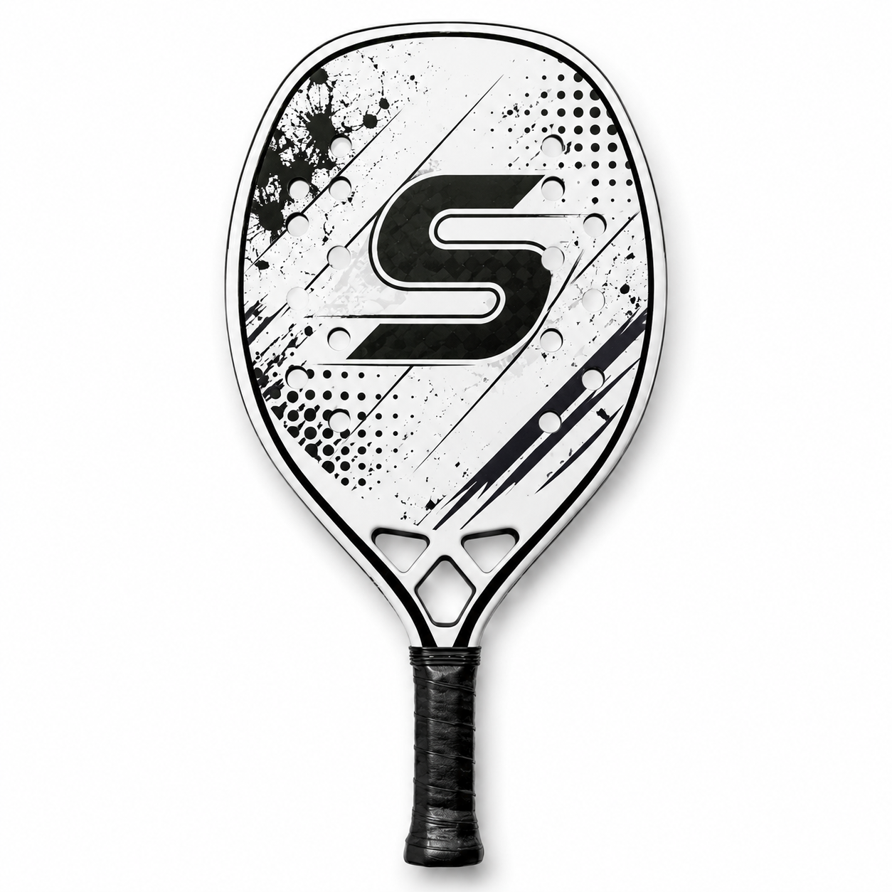 Simtion carbon fiber beach tennis racket 24 on a white background