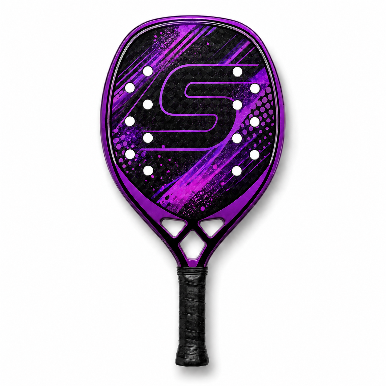 Simtion carbon fiber beach tennis racket 25 on a white background