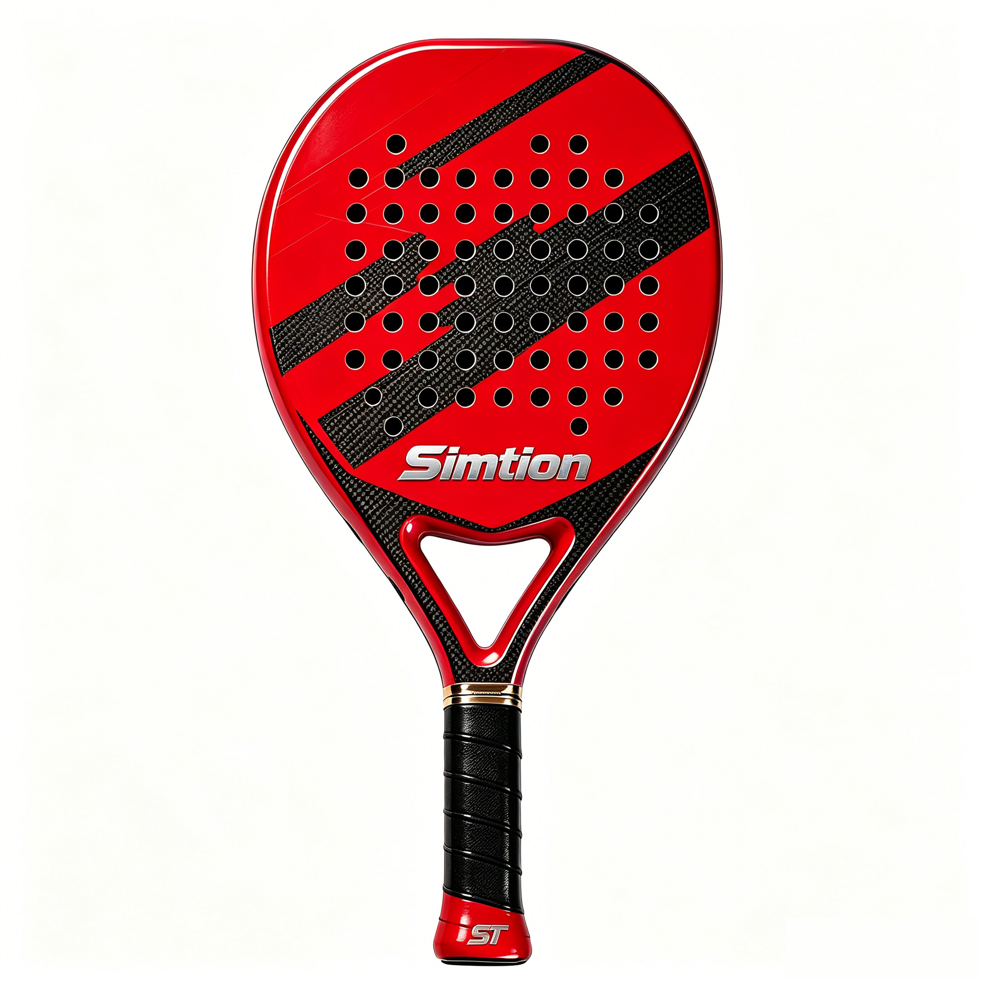 Simtion carbon fiber padel racket 10 on a white background