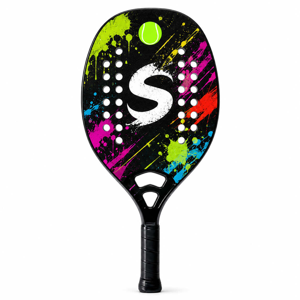 Simtion carbon fiber beach tennis racket 11 on a white background