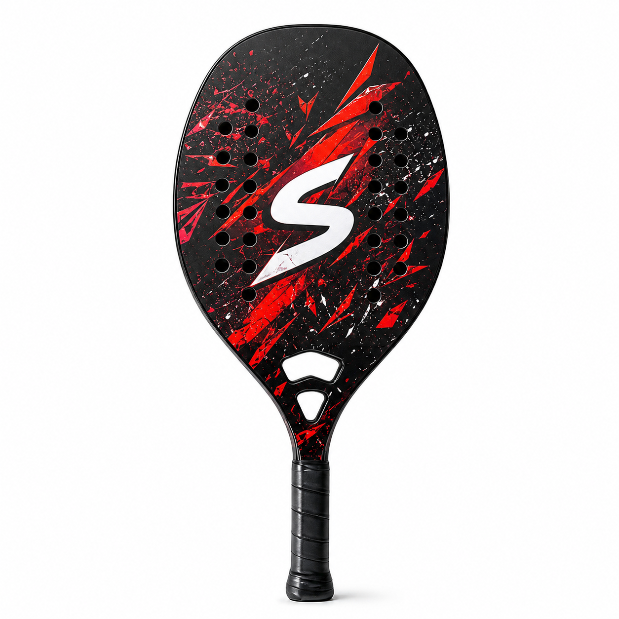 Simtion carbon fiber beach tennis racket 14 on a white background