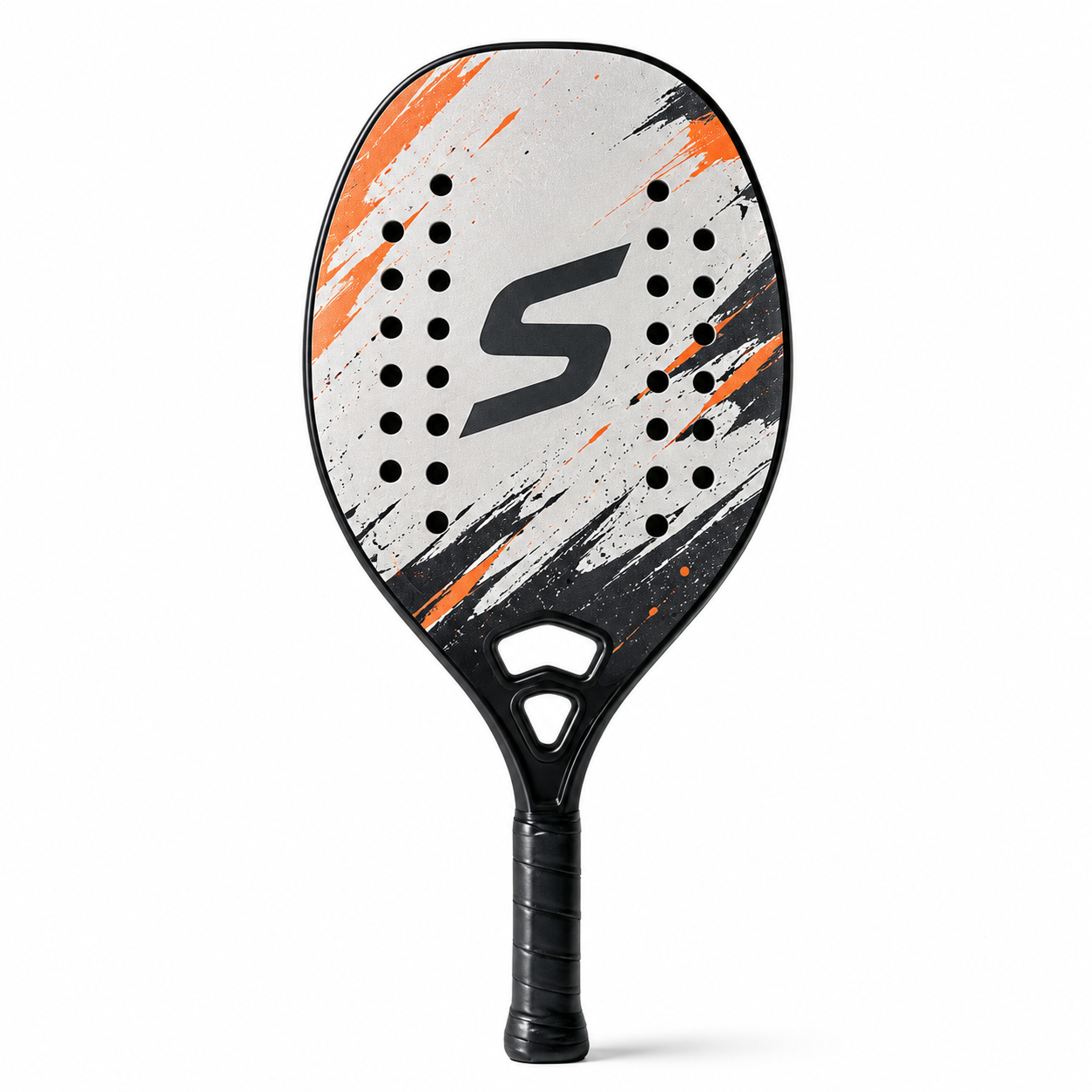 Simtion carbon fiber beach tennis racket 17 on a white background