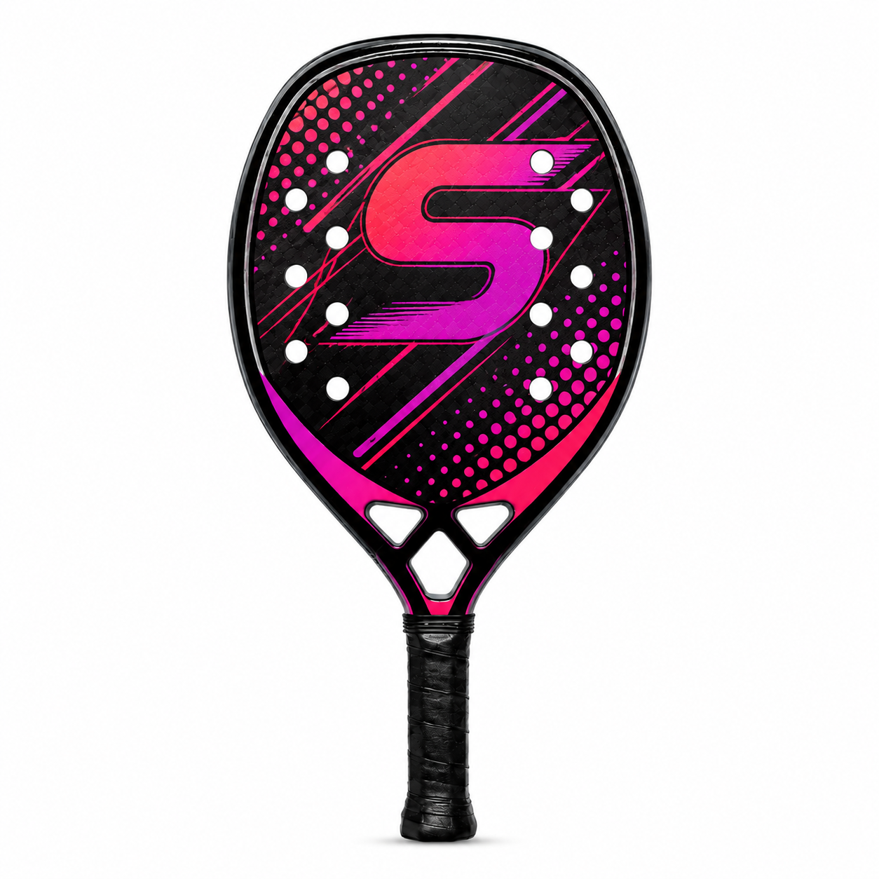 Simtion carbon fiber beach tennis racket 20 on a white background
