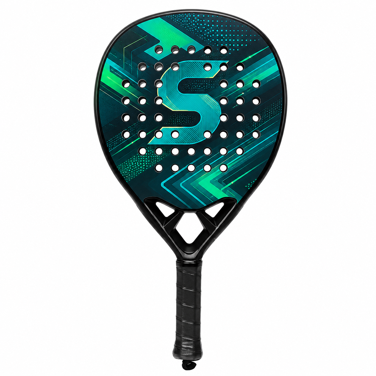 Simtion carbon fiber padel racket 22 on a white background