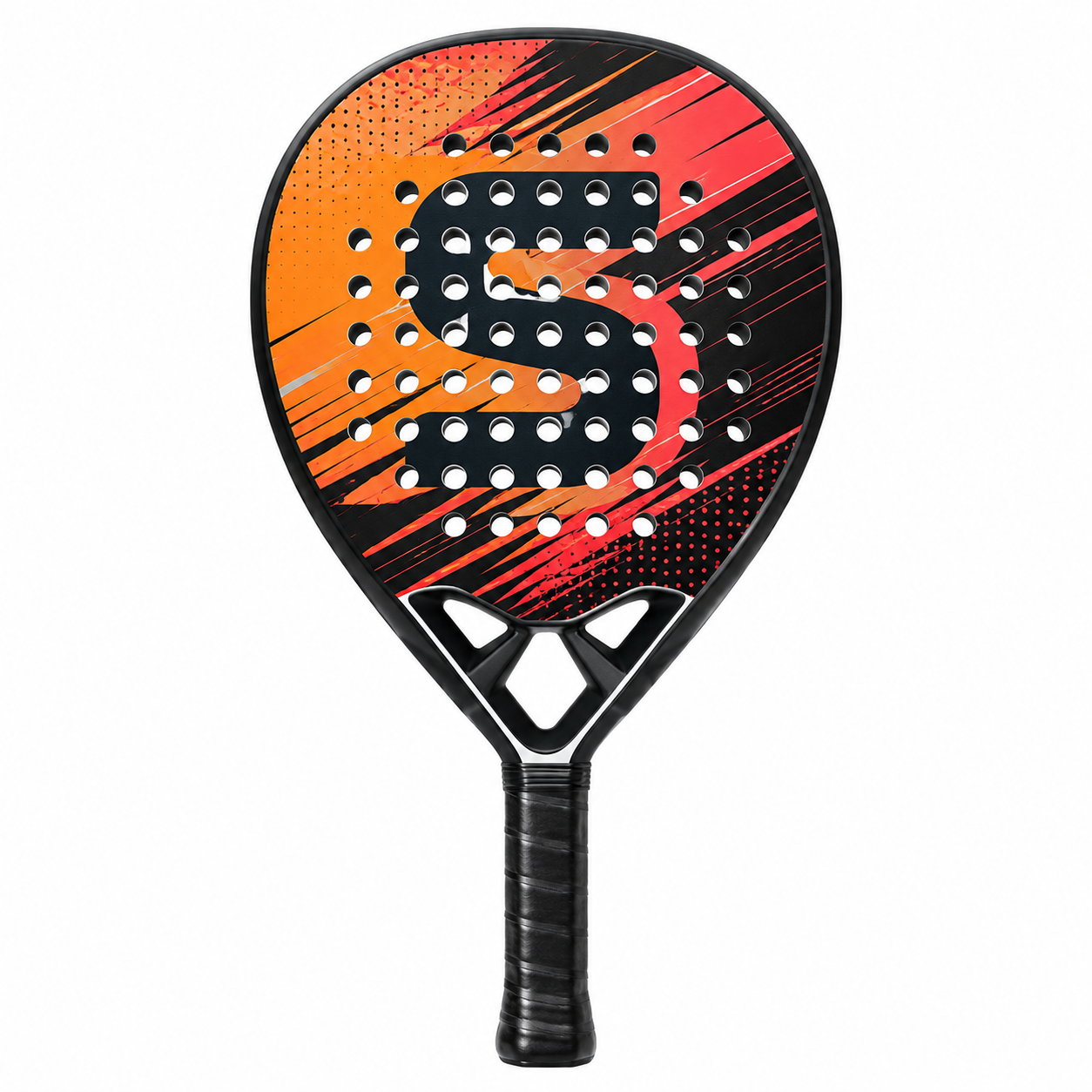 Simtion carbon fiber padel racket 23 on a white background
