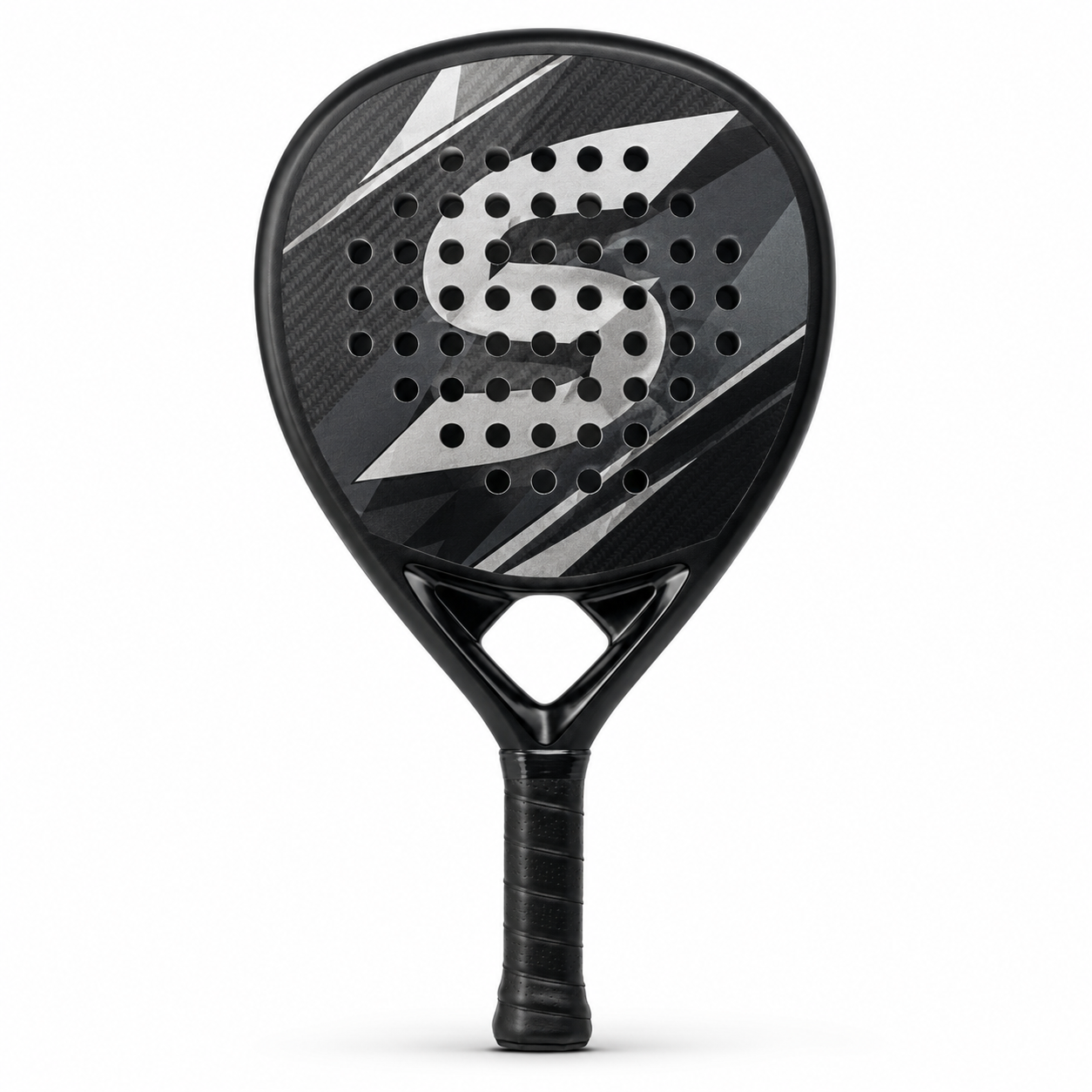 Simtion carbon fiber padel racket 27 on a white background
