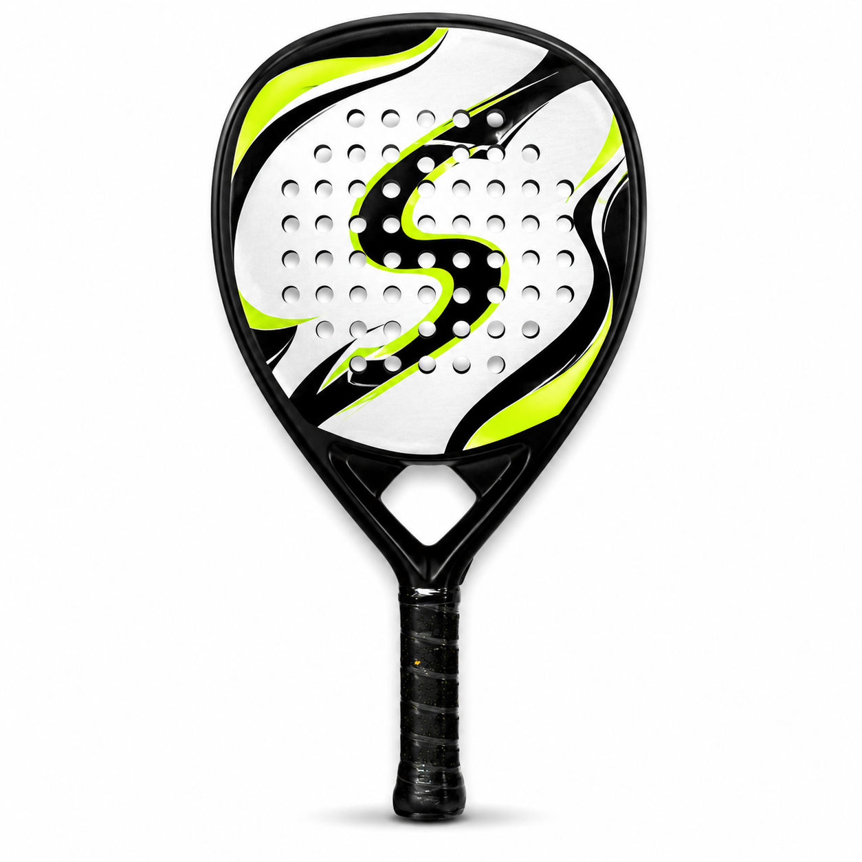 Simtion carbon fiber padel racket 30 on a white background