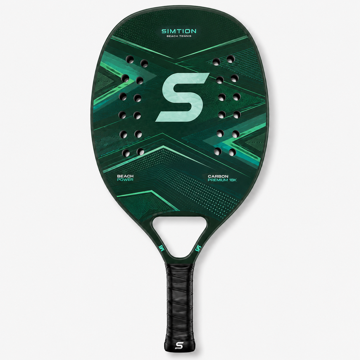 Simtion carbon fiber beach tennis racket 8 on a white background
