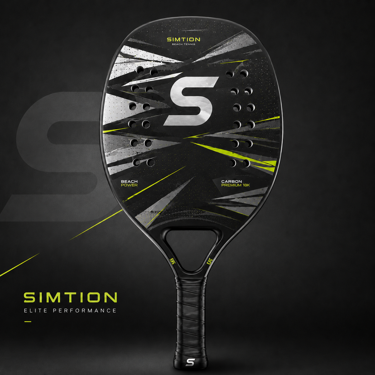 Simtion Carbon Fiber Beach Tennis Paddles Racket Pro Customization