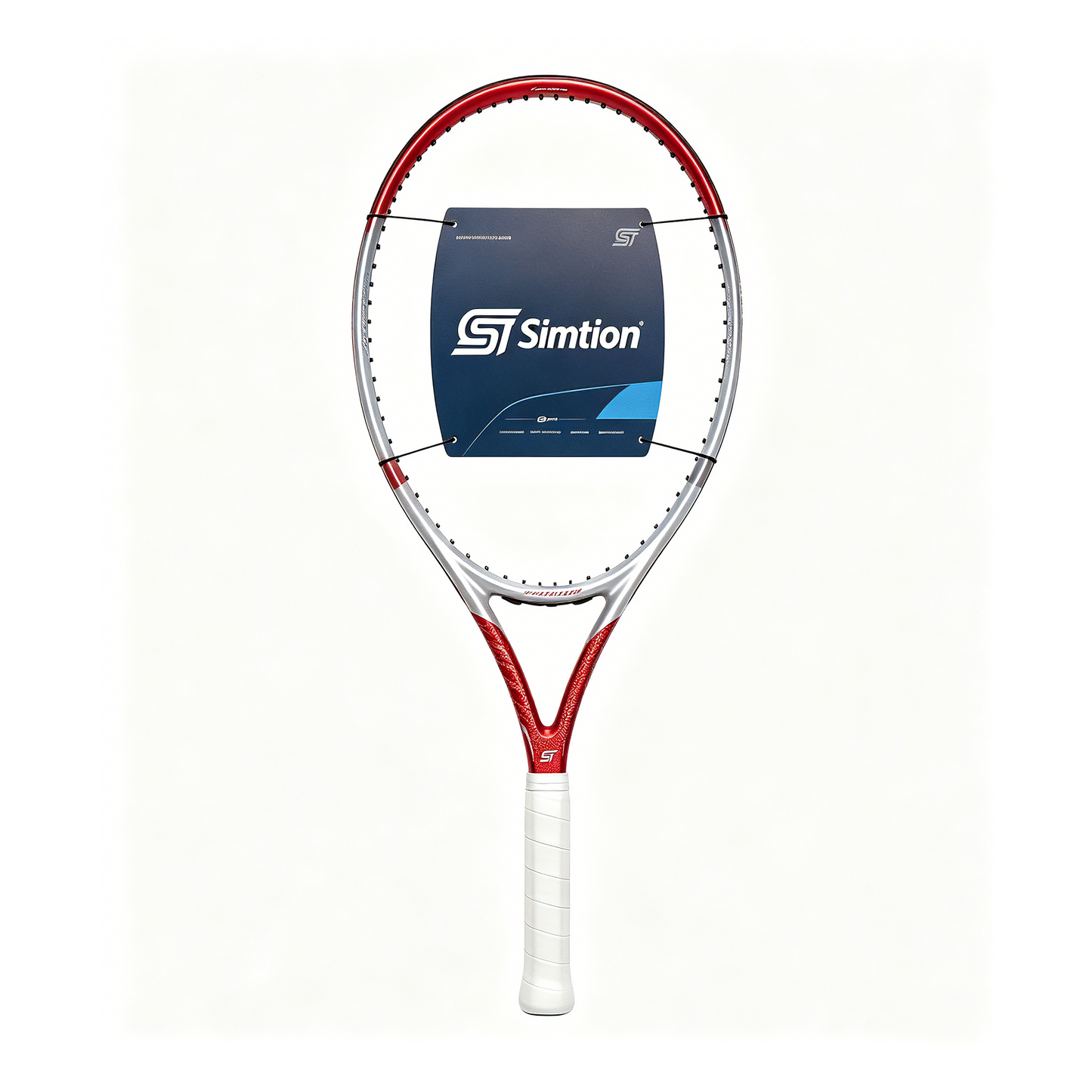 Simtion classic carbon fiber tennis racket on a white background
