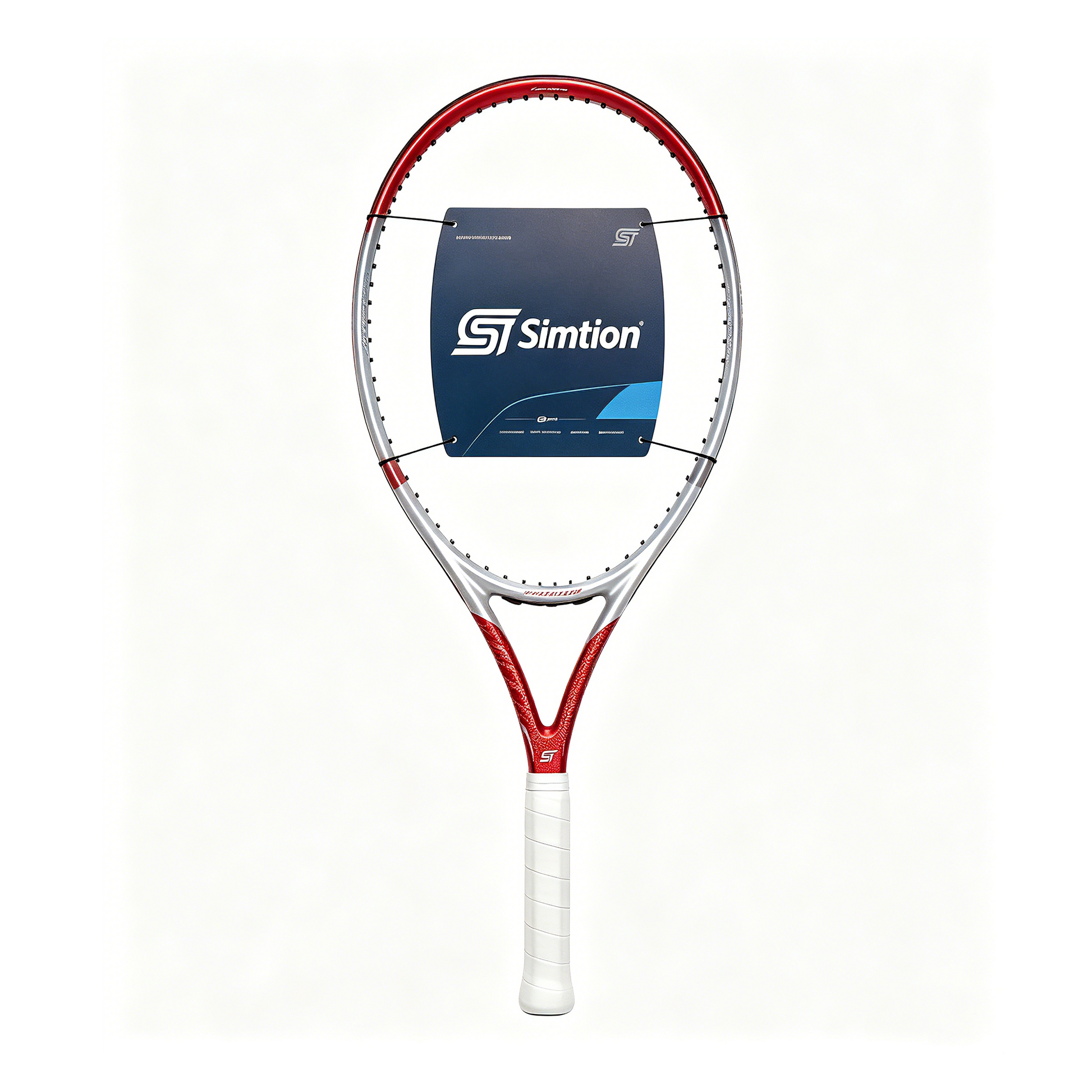 Simtion classic carbon fiber tennis racket on a white background