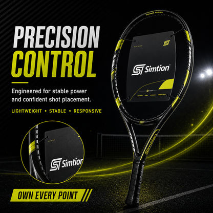 Simtion Carbon Fiber Tennis Racket Pro Sport Customization